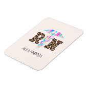 RN、登録ナースLeopard マグネット (左側)