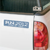 RN 2011年-最後で放して下さい バンパーステッカー (トラック上)