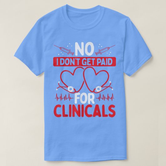 RN CNAナースs夜おもしろいシフトナース評価 Tシャツ (デザイン正面)