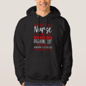 RN CNA Nursing Night Shift Nurse Appreciation Card パーカ (正面)