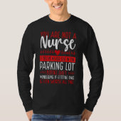 RN CNA Nursing Night Shift Nurse Appreciation Card Tシャツ (正面)