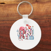 Rn Good Handsかわいいナース看護学生卒業 キーホルダー (正面)