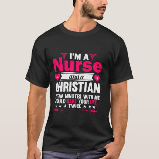 RN LVN CNAナースグラードクリスチャンカッコいい看護Gradu Tシャツ