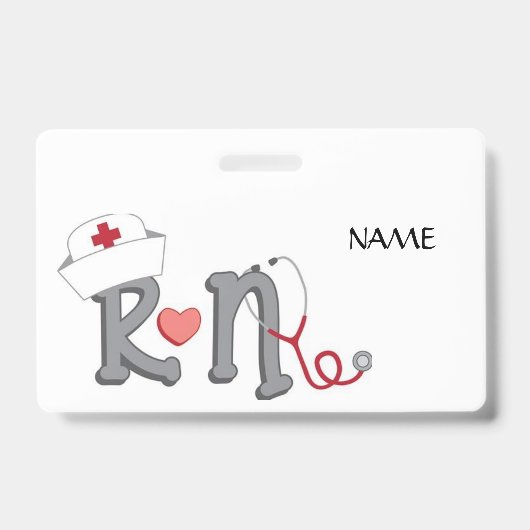 RN Name Badge バッジ (正面)