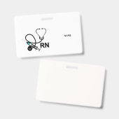 RN Name Badge バッジ (正面＆裏面)