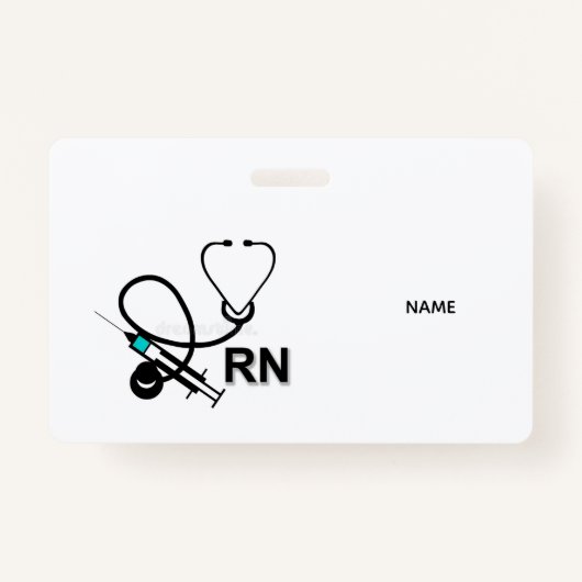 RN Name Badge バッジ (正面)