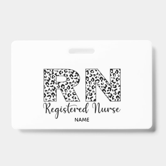 RN Name Badge バッジ (正面)