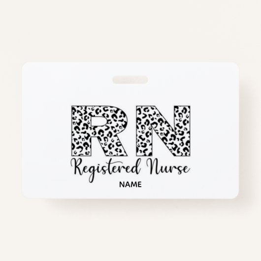 RN Name Badge バッジ (正面)