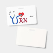 RN Name Badge バッジ (正面＆裏面)