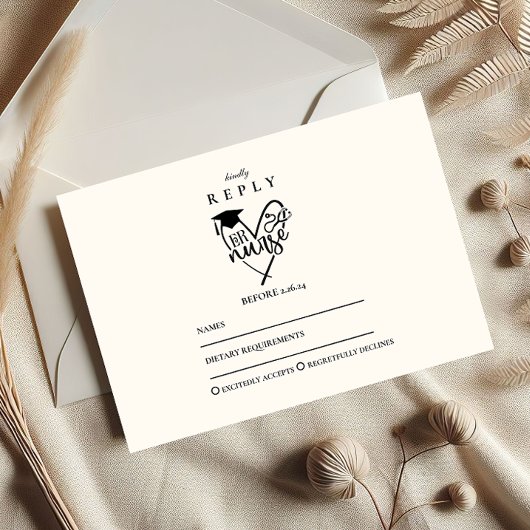 RN Nurse Graduation Party 出欠カード