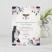 RN Nursing Graduation Invitation | BSN Nurse Party 招待状 (スタンド正面)