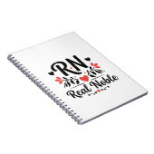 RN Real Noble Floral Ornamental Art ノートブック (右側)