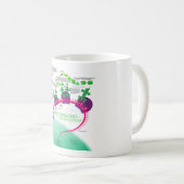 RNA翻訳のタンパク質合成図 コーヒーマグカップ (正面右)