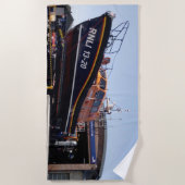 RNLIのサポート ビーチタオル (正面)