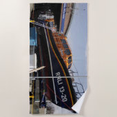 RNLIのサポート ビーチタオル (正面)