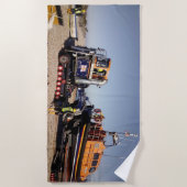 RNLIのサポート ビーチタオル (正面)