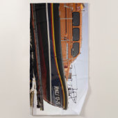 RNLIのサポート ビーチタオル (正面)