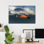 RNLIライフボートトルベイ ポスター (ホームオフィス)