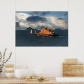 RNLIライフボートトルベイ ポスター (キッチン)