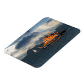 RNLIライフボートトルベイ マグネット (左側)