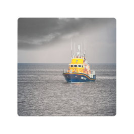 RNLIライフボート メタルプリント