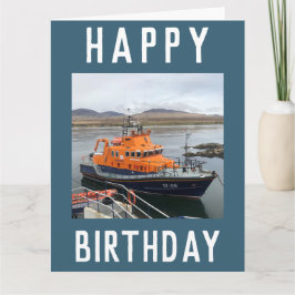 RNLI Lifeboat at Isle of Islay, Scotland Card カード