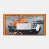 RNLI Lifeboat、Port Askaig、Islay、Scotland デスクマット (キーボード&マウス)