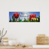 RN's Thank Youポスタープリントナース週看護 ポスター (キッチン)