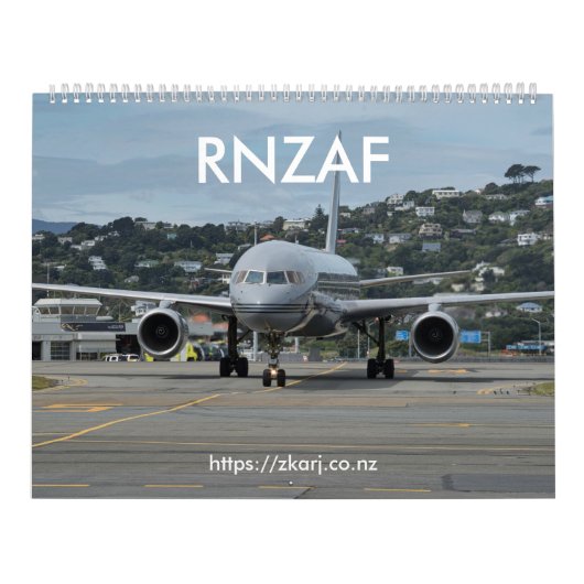 RNZAF - ZK-ARJの(、2ページ月大きい)カレンダー カレンダー (カバー)