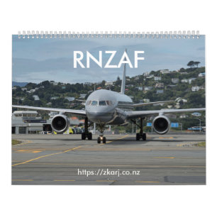 RNZAF - ZK-ARJの(、2ページ月大きい)カレンダー カレンダー