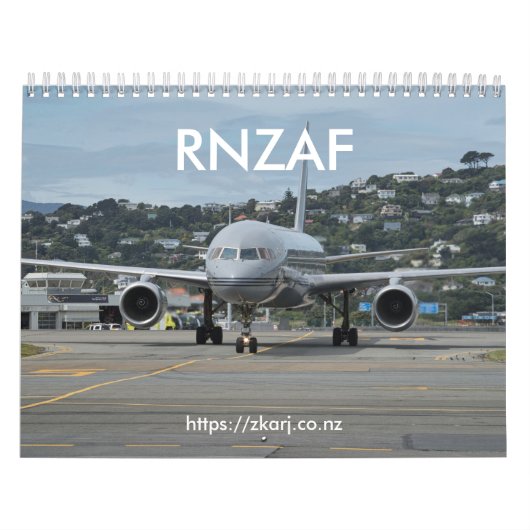 RNZAF - ZK-ARJ (媒体、2ページ月)のカレンダー カレンダー (カバー)