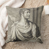 RoのD. Octavius Augustus (63紀元前に- 14広告)皇帝 クッション (ブランケット)