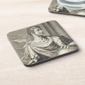 RoのD. Octavius Augustus (63紀元前に- 14広告)皇帝 コースター (左側)