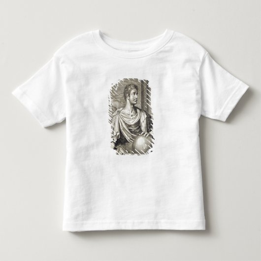 RoのD. Octavius Augustus (63紀元前に- 14広告)皇帝 トドラーTシャツ (正面)