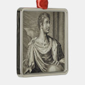 RoのD. Octavius Augustus (63紀元前に- 14広告)皇帝 メタルオーナメント (右)