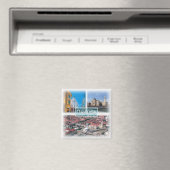 RO0012ヨーロッパ、ルーマニア、オラデア、冷蔵庫 マグネット (インサイチュ (食洗機))