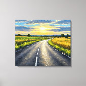 Road キャンバスプリント (正面)