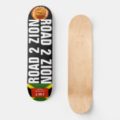 ROAD 2 ZION 8 1/4"スケートボードデッキ スケートボード (正面)