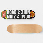 ROAD 2 ZION 8 1/4"スケートボードデッキ スケートボード (横)