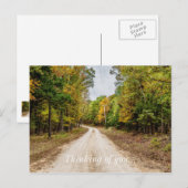 Road At Seasons Change 考える'S You ポストカード (正面/裏面)