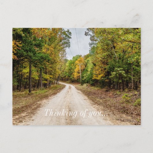 Road At Seasons Change 考える'S You ポストカード (正面)
