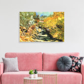 Road at St Remy with Road姿by Vincent van ゴッホ キャンバスプリント (インサイチュ (リビング))