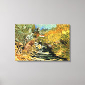 Road at St Remy with Road姿by Vincent van ゴッホ キャンバスプリント (正面)