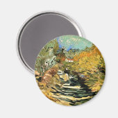 Road at St Remy with Road姿by Vincent van ゴッホ マグネット (正面/裏面)