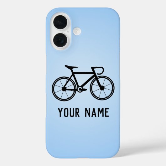 Road Bicycle for Racing Cyclist,名前または文字を追加 Case-Mate iPhoneケース (裏面)