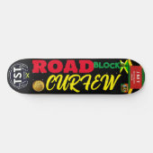 ROAD BLOCK CURFEW 8 1/4" スケートボードデッキ (横)