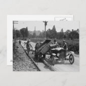 Road Crew at Work, 1925 ポストカード (正面/裏面)
