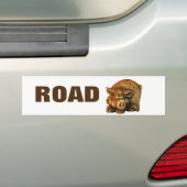 Road Hog TrailerまたはRV バンパーステッカー (車上)