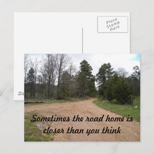 Road Homeはがき ポストカード (正面/裏面)