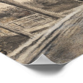 Road in Etten (1881) by Vincent Van ゴッホ.スモール ポスター (角)